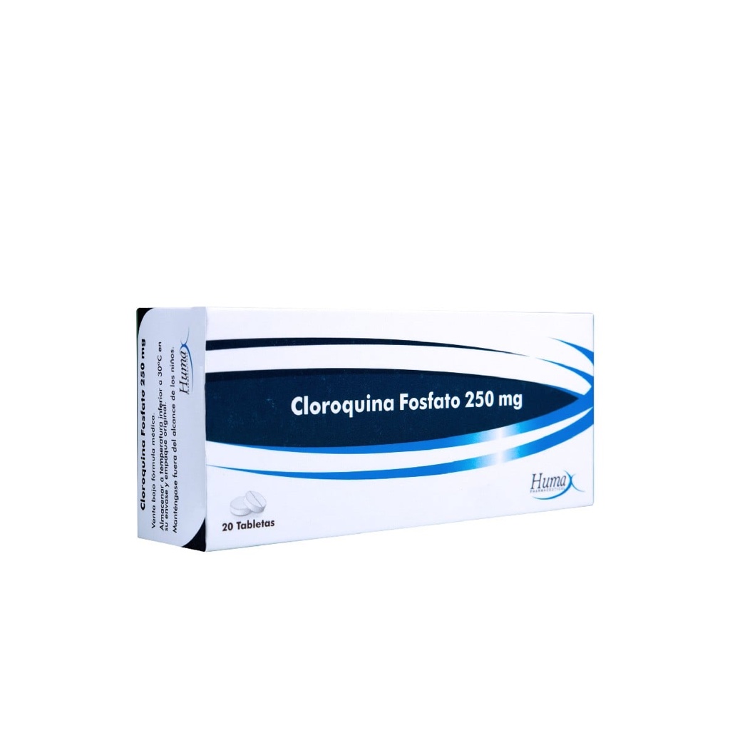 CLOROQUINA FOSFATO 250MG