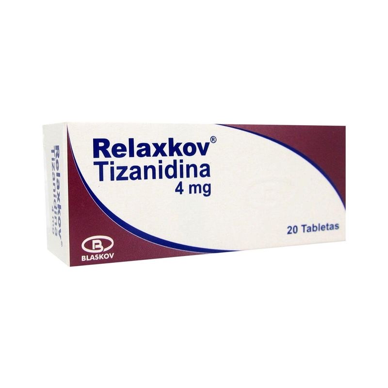 Relaxkov Tizanidina 4 mg