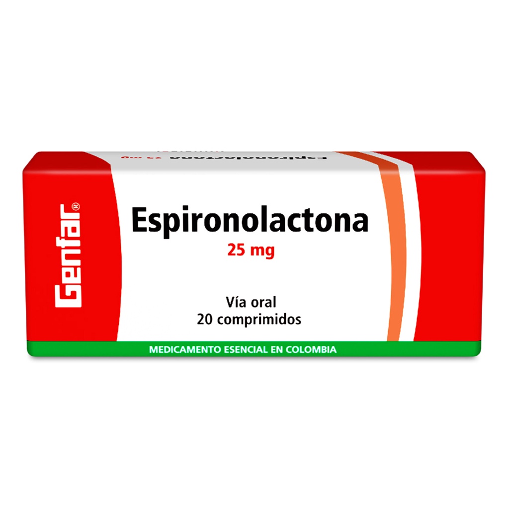 Espironolactona 25 mg Genfar