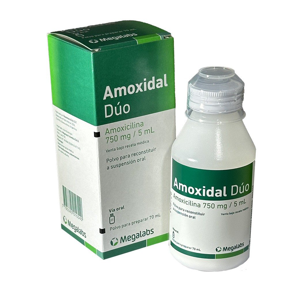 Amoxidal Dúo amoxicilina 120 mL