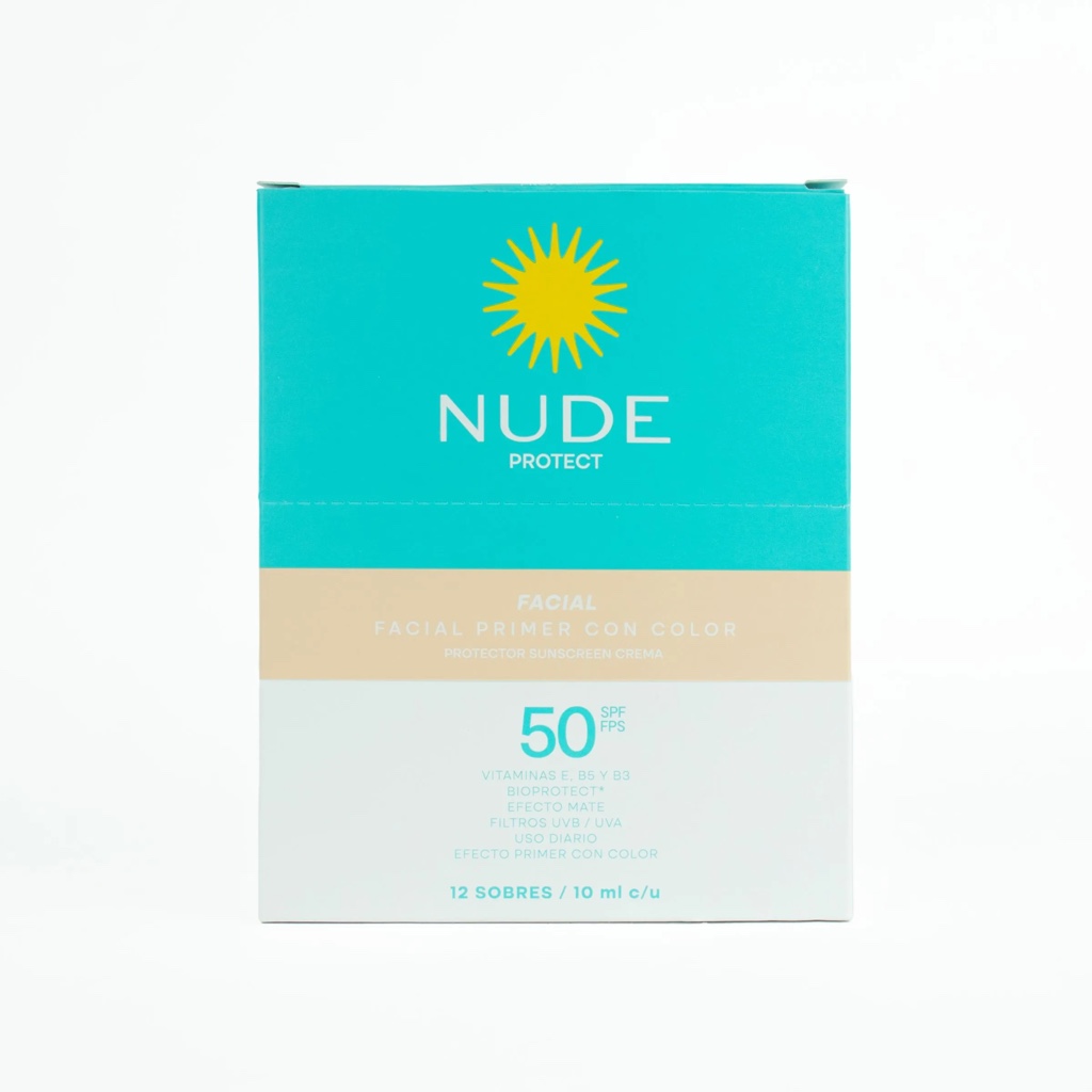 NUDE Protect facial con color SPF 50