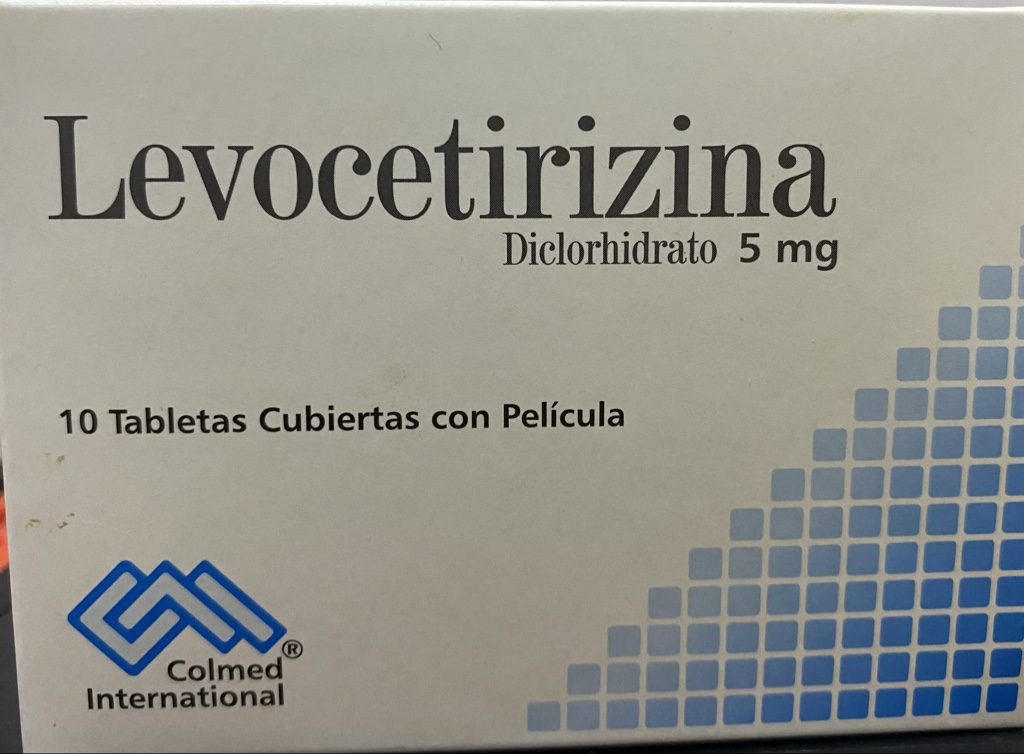 Levocetirizina 5 mg tabletas