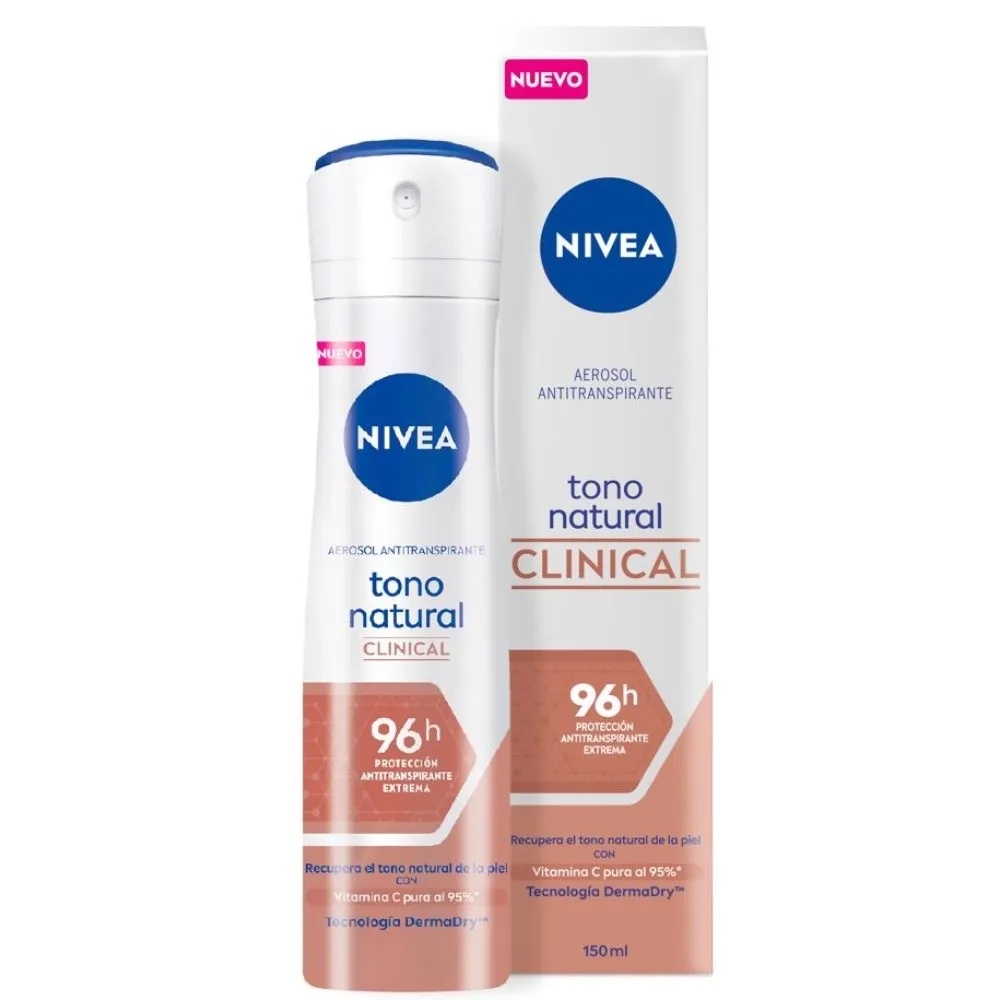 Nivea Clinical Tono Natural antitranspirante aerosol
