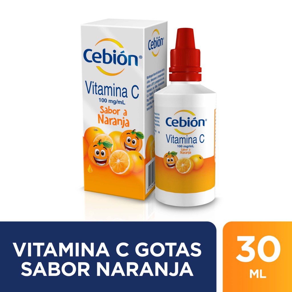 Cebión Vitamina C Naranja fresa