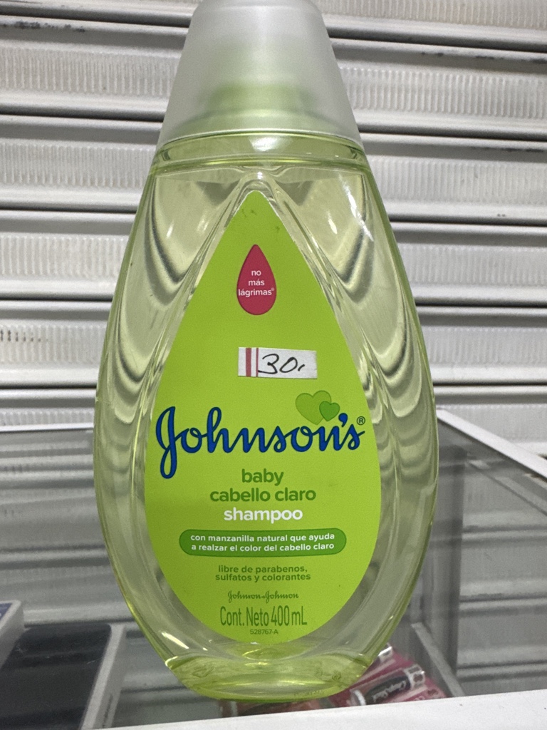 Johnson's Baby Shampoo cabello claro 400ml