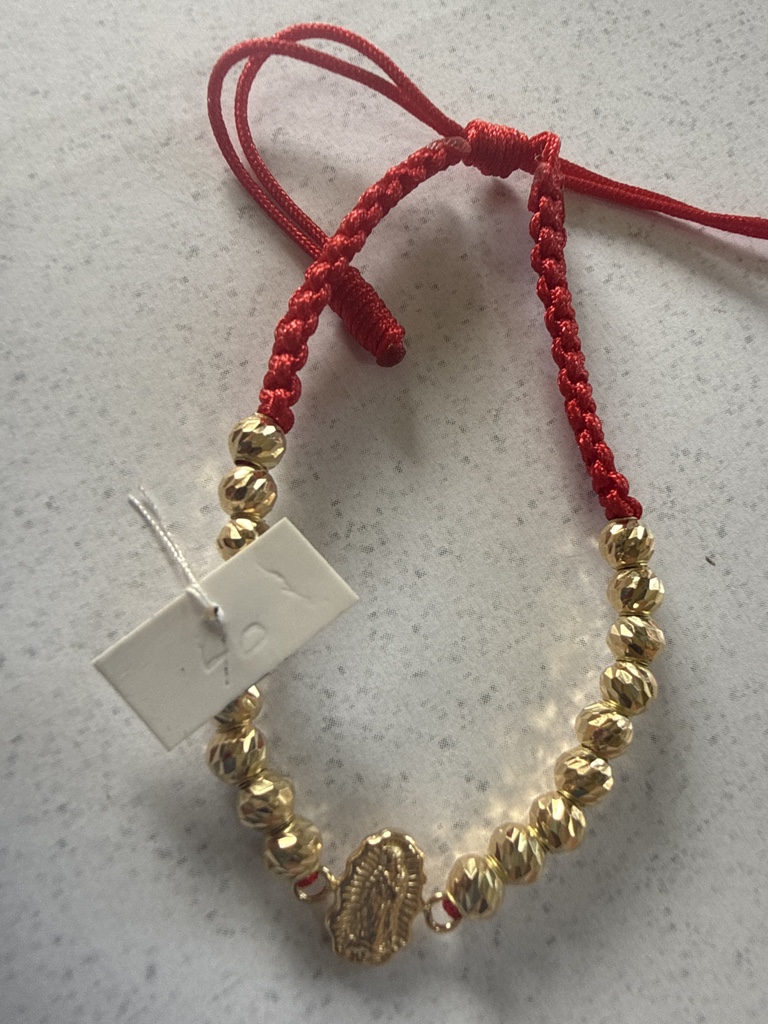 Pulsera tejida virgencita