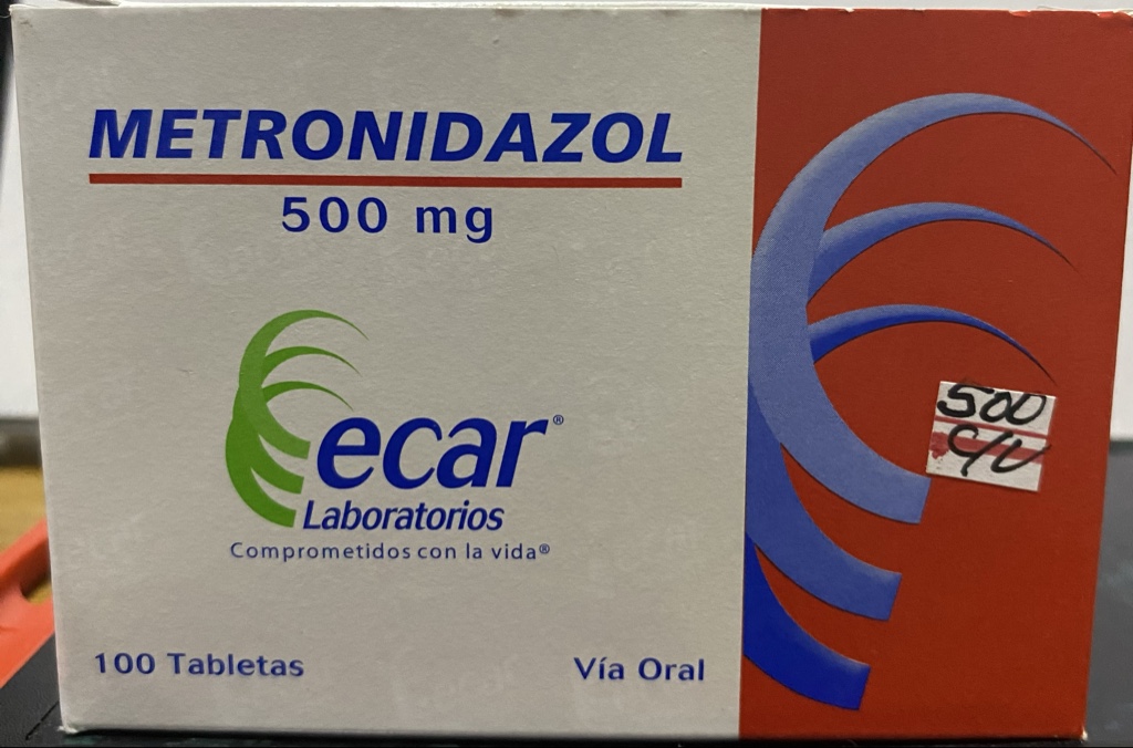 Ecar Metronidazol 500 mg tabletas