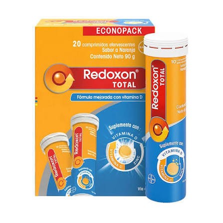 Redoxon Total naranja 20 comprimidos