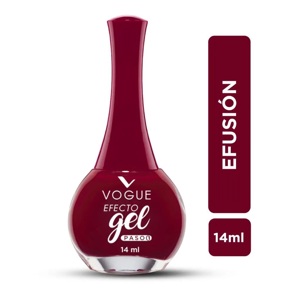 Vogue Efecto Gel Fusíon vino tinto 14ml