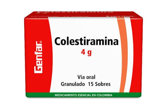 Colestiramina 4g sobres Genfar