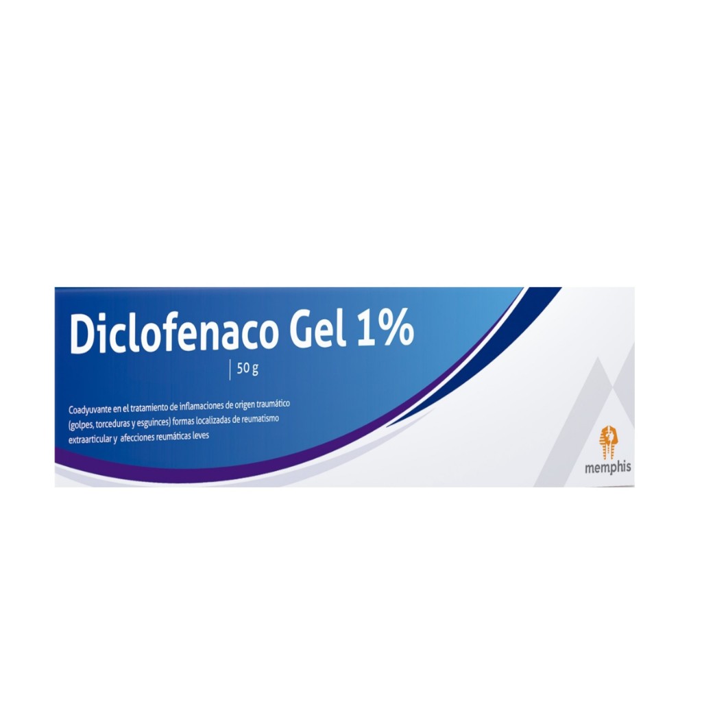 Diclofenaco Gel Memphis 1% 50 g