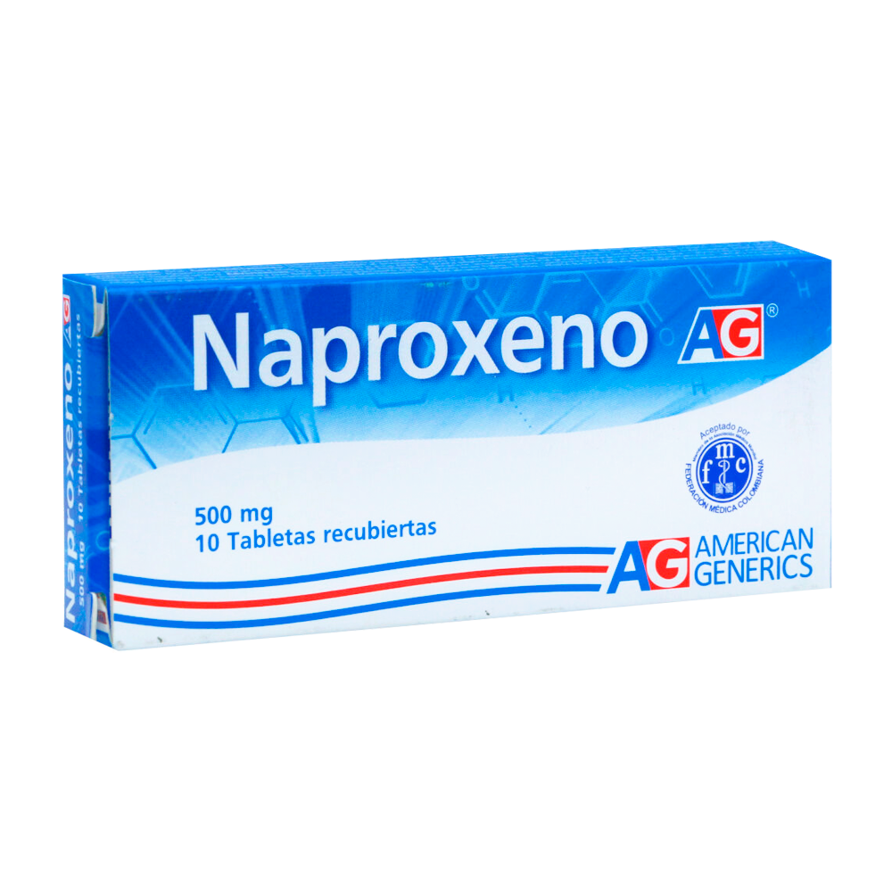 AG Naproxeno 500 mg tabletas