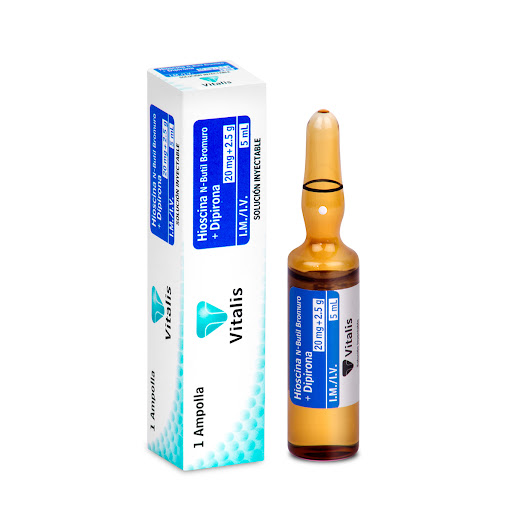 Vitalis Hioscina + Dipirona ampolla
