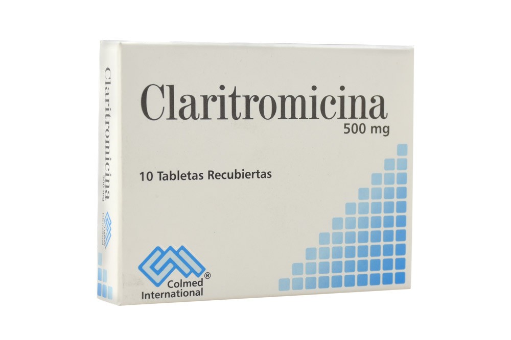 CLARITROMICINA 500MG COLMED