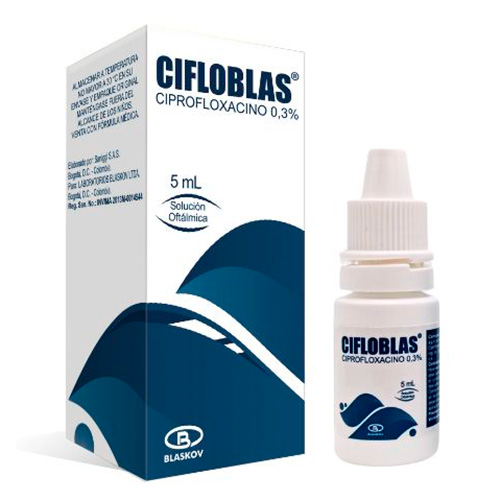 Cifloblas ciprofloxacino gotas