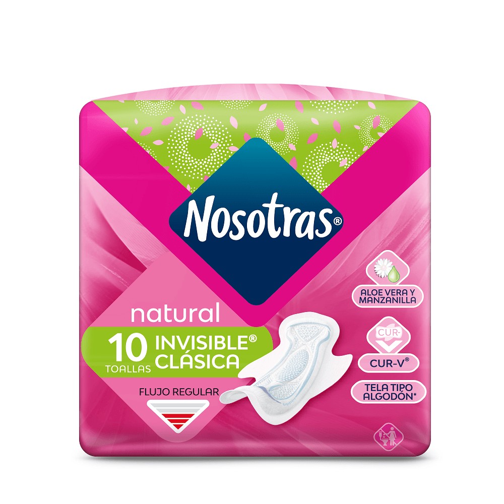 Toallas Nosotras clasica/canalgel/normal