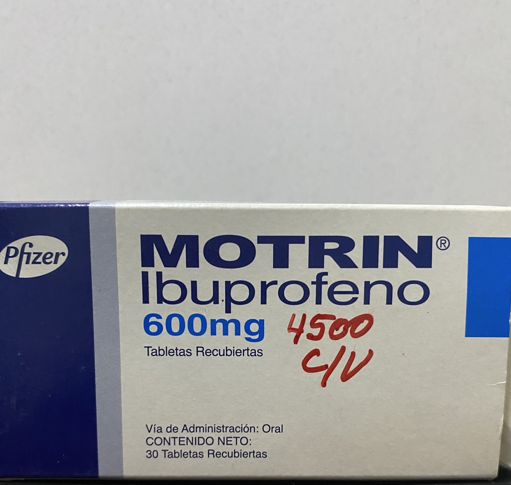 Motrin Ibuprofeno 600mg