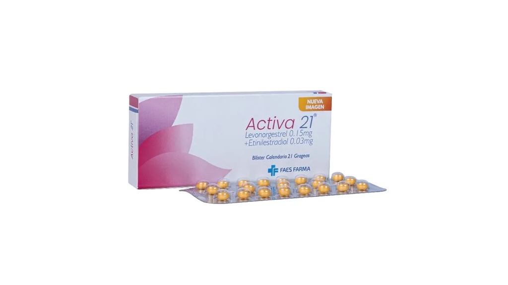 Activa 21 tabletas anticonceptivas