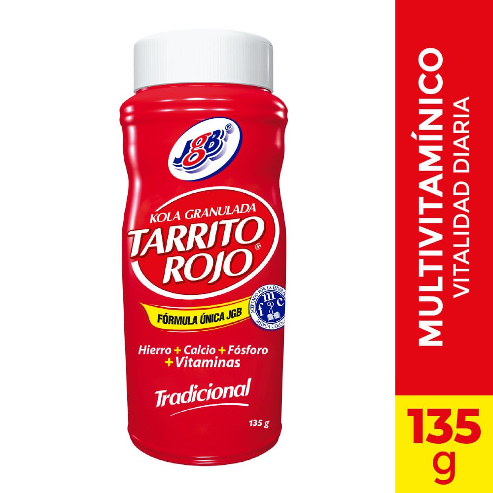 Tarrito Rojo Multivitamínico 135g