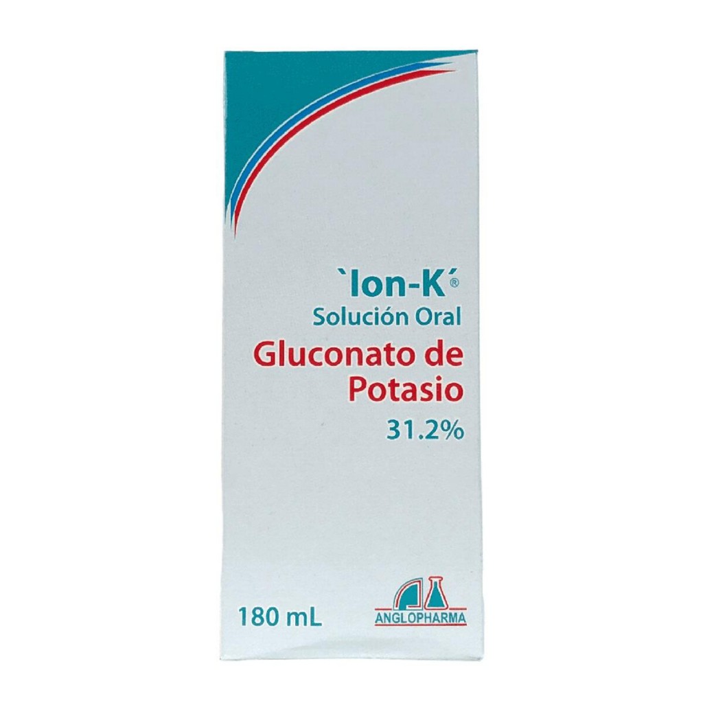 Ion-K Gluconato de Potasio 180mL