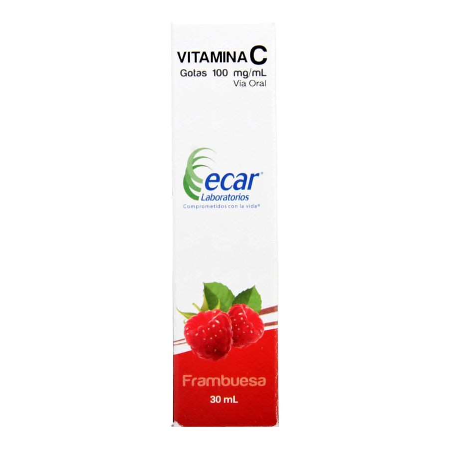 Vitamina C frambuesa gotas 30mL