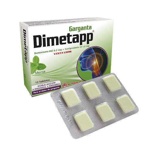 Dimetapp Garganta menta