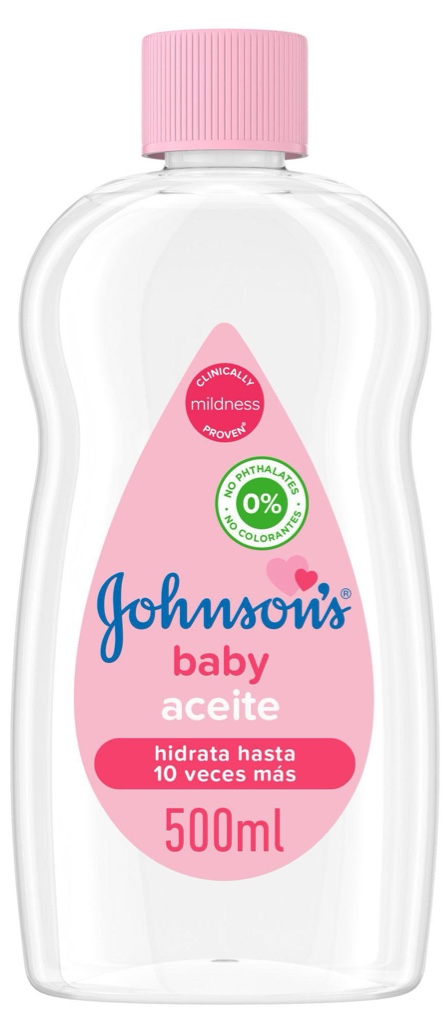 Johnsons Baby aceite rosa 500ml