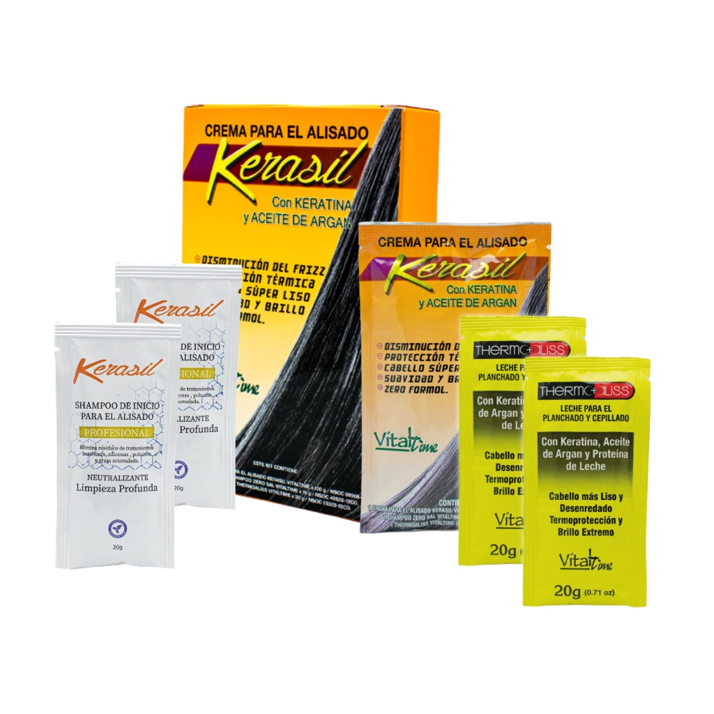 Kerasil crema para alisado sobre