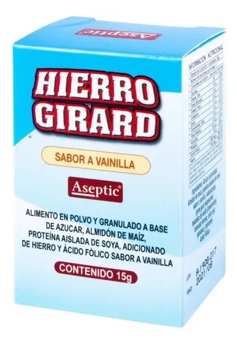 Hierro Girard vainilla 15g