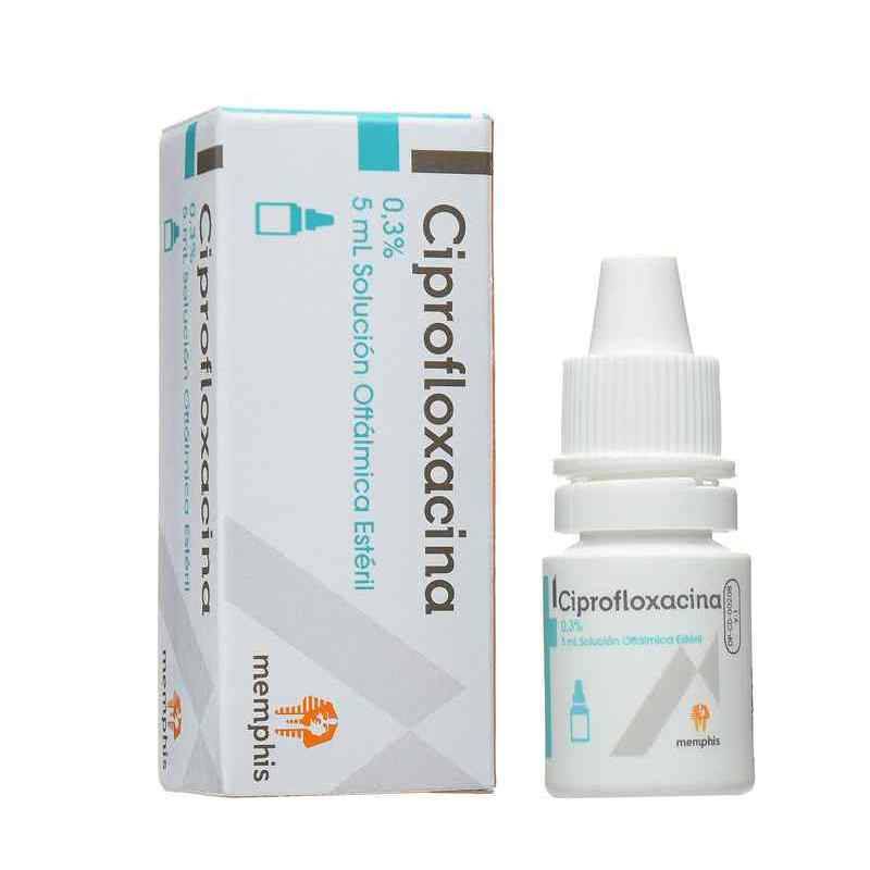 Ciprofloxacina 0,3% gotas