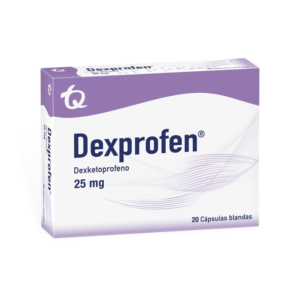 Dexprofen 25 mg cápsulas blandas