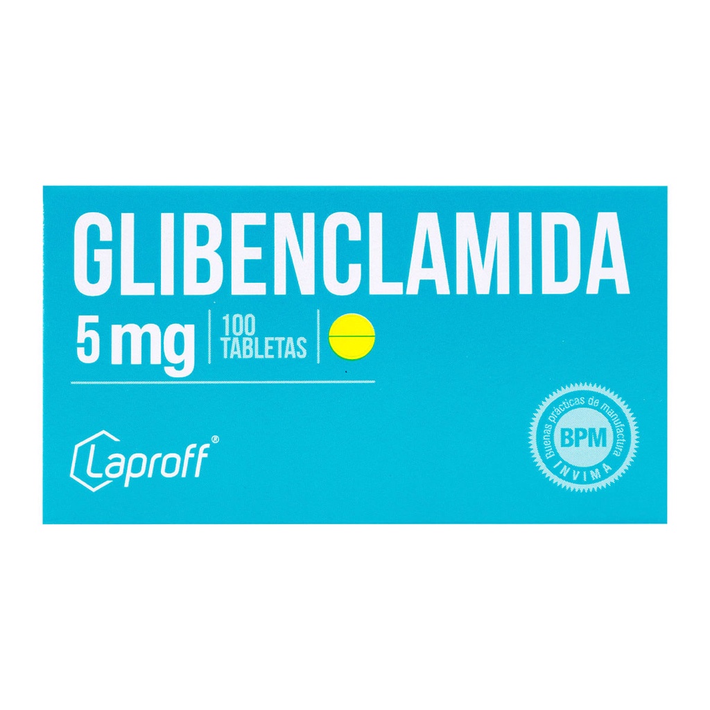 Glibenclamida 5mg laproff