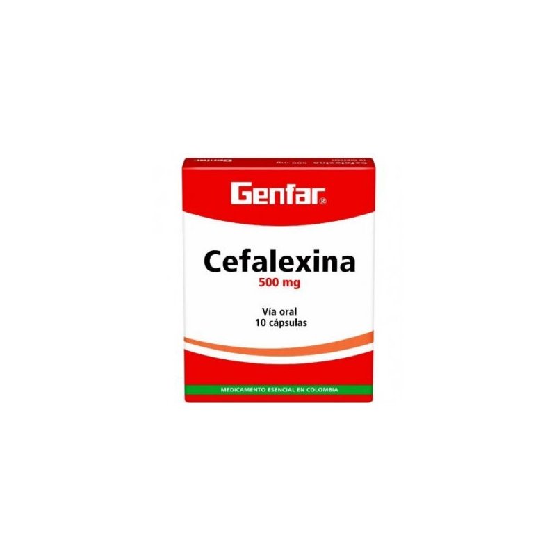 Cefalexina 500 mg Genfar