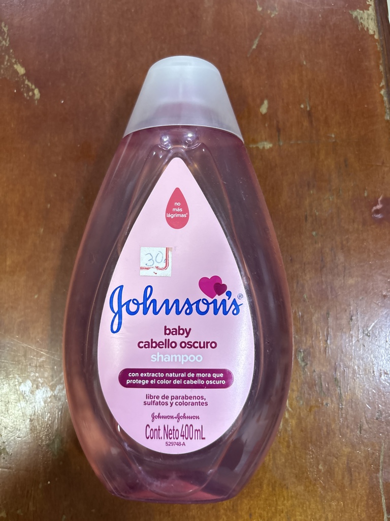Johnson's Baby Shampoo Cabello Oscuro 400mL
