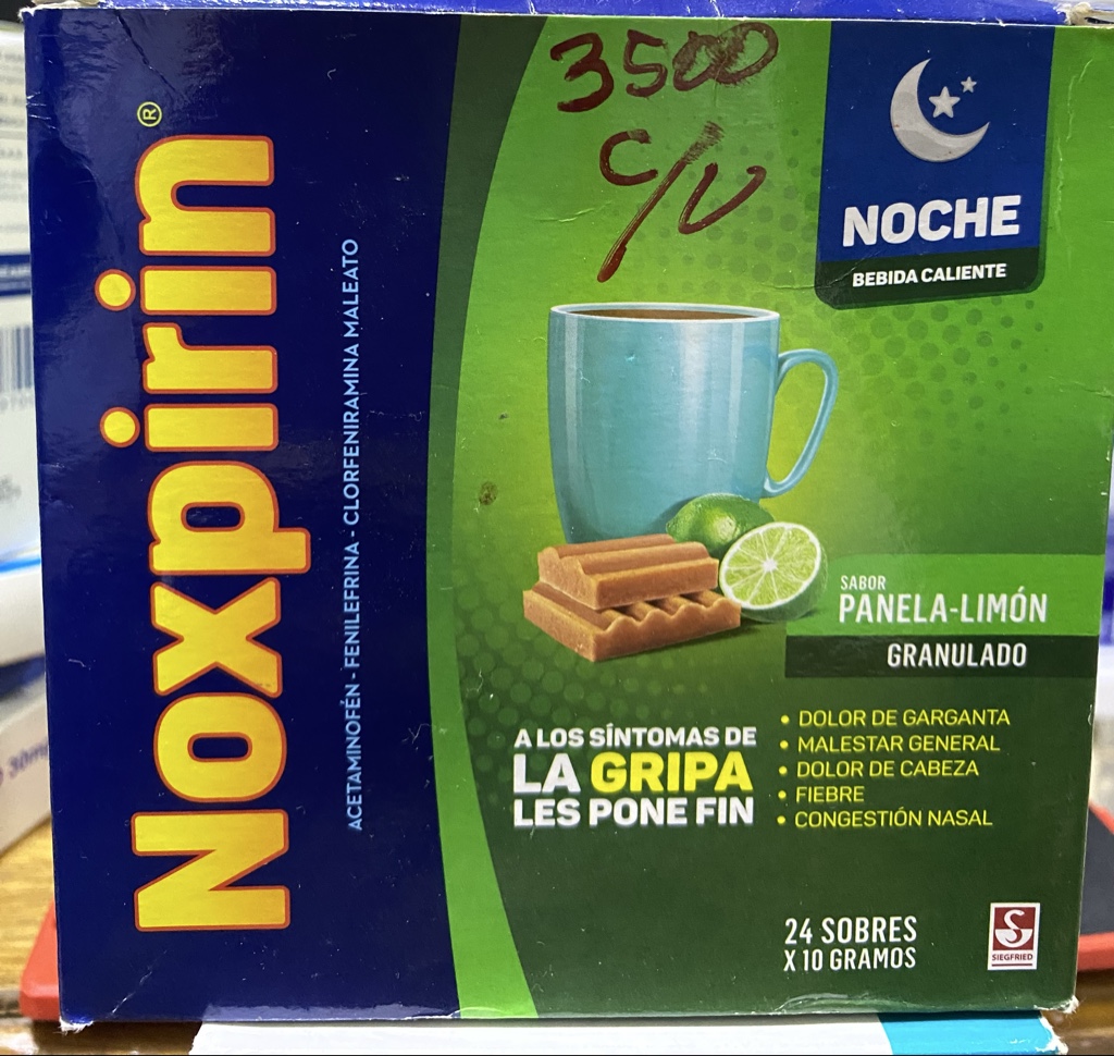 Noxpirin Noche panela-limon