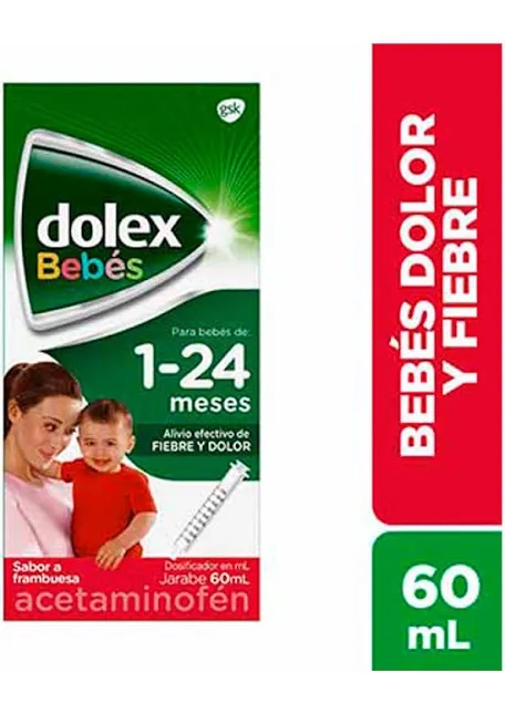 Dolex Bebés jarabe frambuesa 60mL