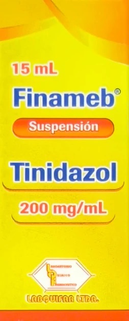 Finameb Tinidazol Suspensión 15mL