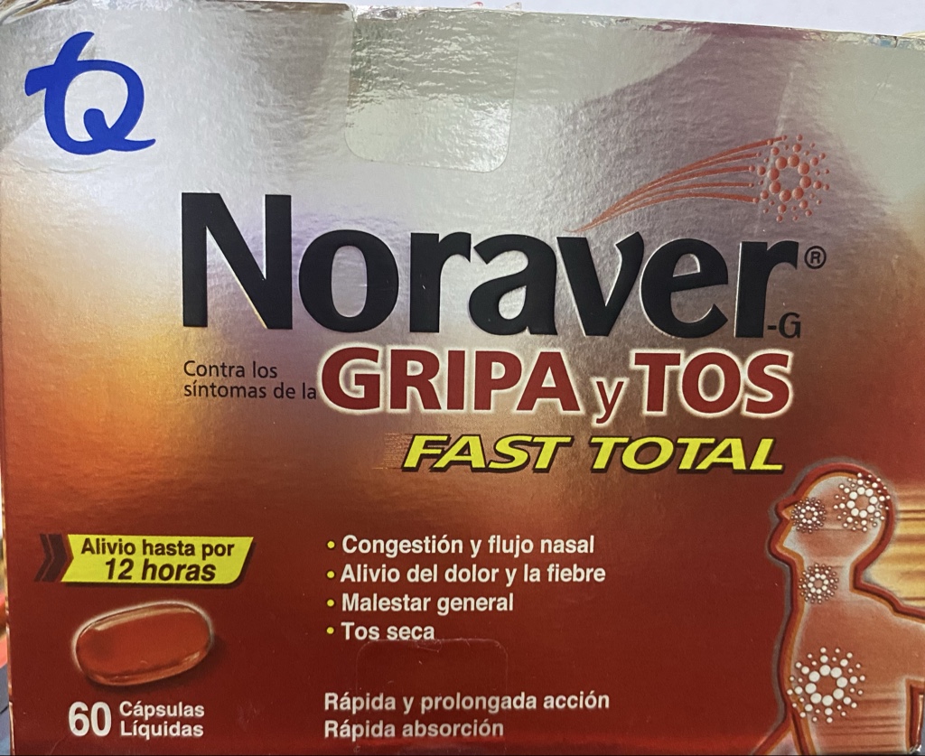 Noraver-G rojo cápsulas líquidas