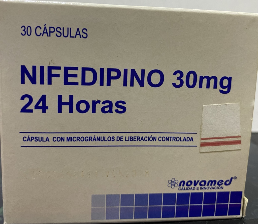 Nifedipino 30mg 24 Horas Novamed
