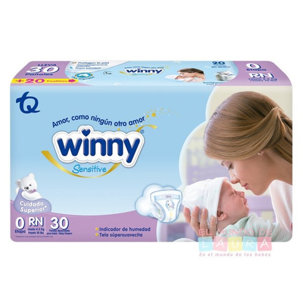 Winny etapa 0 30 pañales