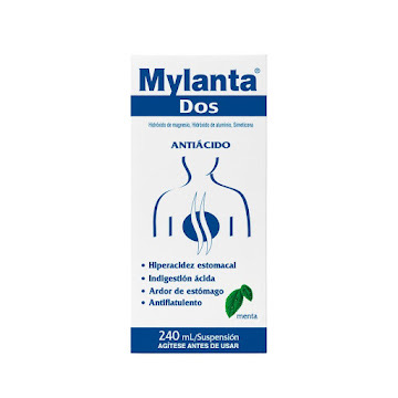 Mylanta Dos antiácido fresa 240 mL