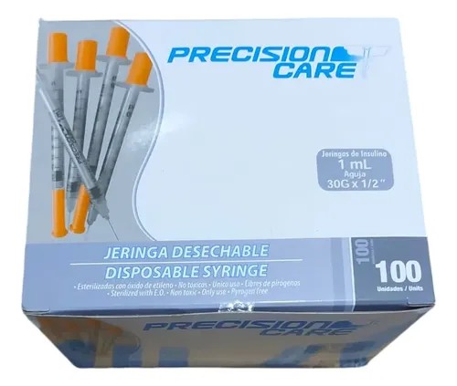 Jeringas insulinica 1 mL Precision Care