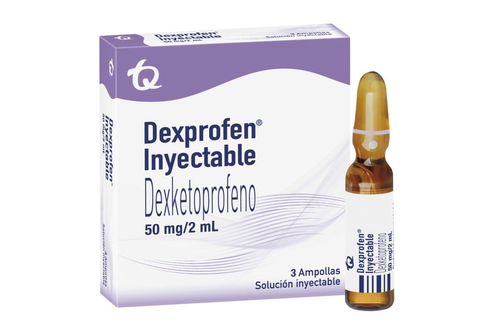 Dexprofen Inyectable 50 mg/2 mL