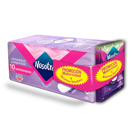 Nosotras Maternidad 10 toallas