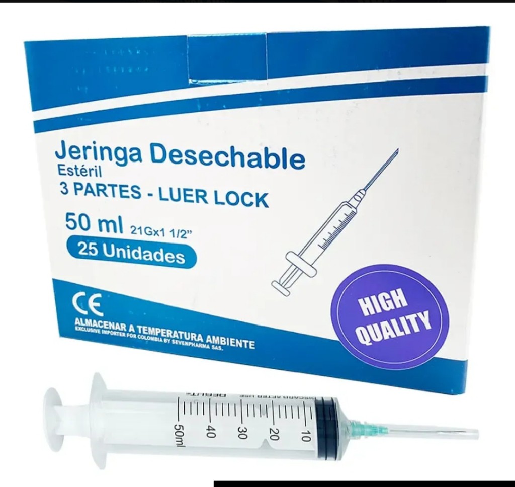 Jeringa desechable 50ml
