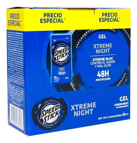 Speed Stick Xtreme Night gel sobre