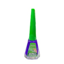 Gota de brillo verde morada