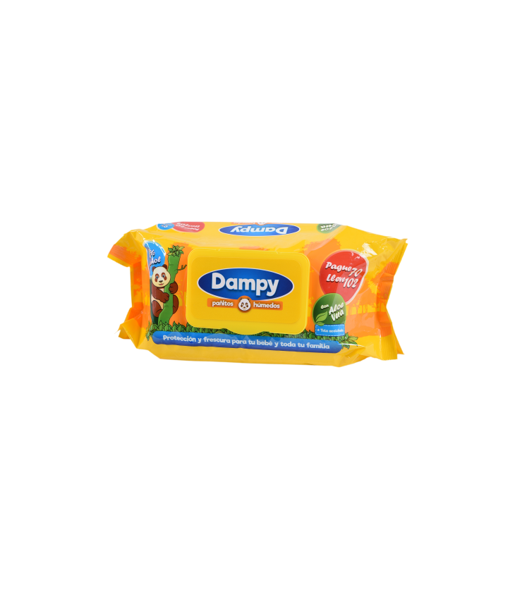 Dampy pañitos húmedos 102