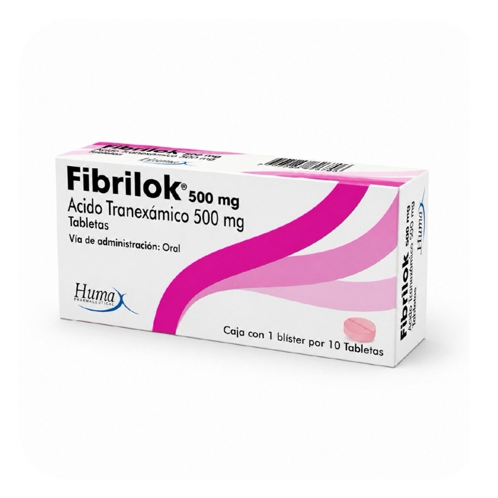Fibrilok 500 mg tabletas