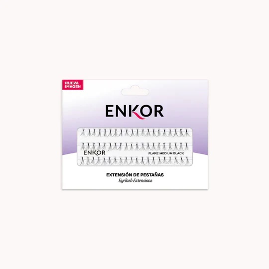 Enkor extensión de pestañas negro